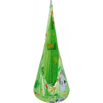 Křeslo KidLand Dětské závěsné křeslo Safari, zelená