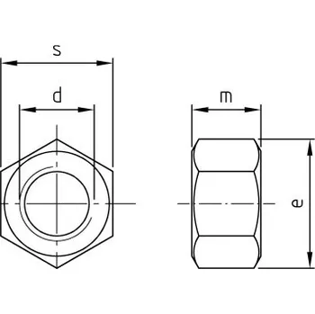Matice Nerezová matice ISO 8673 A4 M 10X1