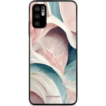 Telefonní příslušenství Lesklý kryt Mobiwear Glossy - Xiaomi Redmi Note 10 5G - G026G - Růžový a zelenkavý mramor (Prémiové lesklé pouzdro, obal, kryt Mobiwear Glossy na mobil Xiaomi Redmi Note 10 5G - G026G - Růžový a zelenkavý mramor, materiál Plast + TPU silikon - krytí po)
