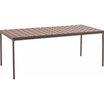 Venkovní stůl Hay Balcony Table tmavě červený 190x87 v.74