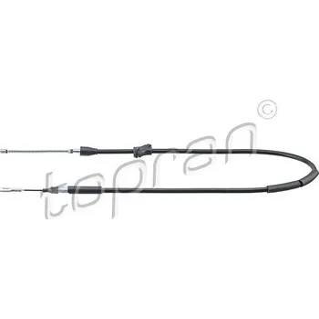 Brzdový systém Tažné lanko, parkovací brzda, , 893609722, 893609722G, TOPRAN, 104 348