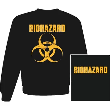 Pánská mikina mikina bez kapuce Biohazard - logo
