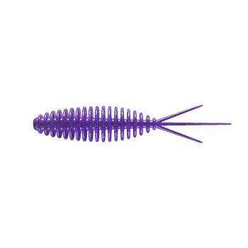Umělá nástraha Libra Lures TURBO WORM - Sýr 56mm/8ks Barva: Purple with Glitter 020
