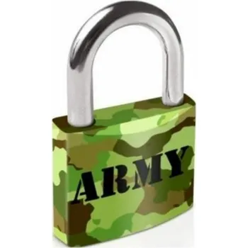 Visací zámek Zámek visací 38mm 3kl Army TOKOZ dekor