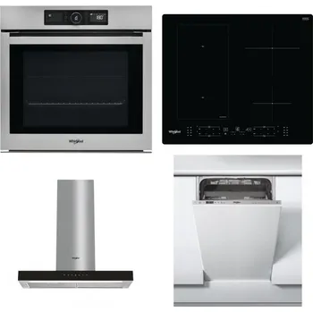 Set domácích spotřebičů WHIRLPOOL AKZ9 9480 IX + WHIRLPOOL WL B8160 NE + WHIRLPOOL WHBS 62F LT K + WHIRLPOOL WSIC 3M27 C