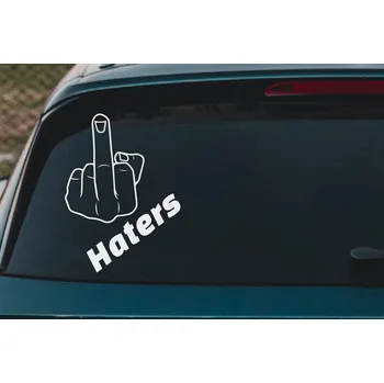 Samolepící dekorace Lepy.cz Samolepka na auto Hatters Velikost (šířka x výška): 15x20cm, Barevná varianta: Jemná růžová