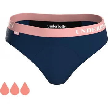 Menstruační kalhotky Menstruační kalhotky Underbelly univers, Silnější menstruace - modré S