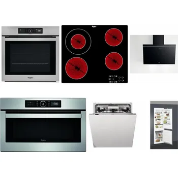 Set domácích spotřebičů WHIRLPOOL AKZ9 9480 IX + WHIRLPOOL AKT 8130/NE + WHIRLPOOL AKR 62F LT K + WHIRLPOOL ABSOLUTE AMW 730 IX + WHIRLPOOL WIO 3T133 PLE + WHIRLPOOL ART 66112