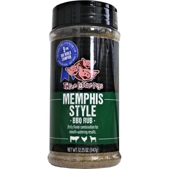 Koření BBQ koření Memphis BBQ Rub 347g Three Little Pigs