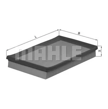 Vzduchový filtr Vzduchový filtr, , 1770002120, 1780102080, KNECHT, LX 1633