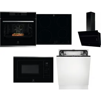 Set domácích spotřebičů ELECTROLUX KOEBP39X + ELECTROLUX LIR60430 + ELECTROLUX LFV316K + ELECTROLUX LMS4253TMX + ELECTROLUX EEA27200L