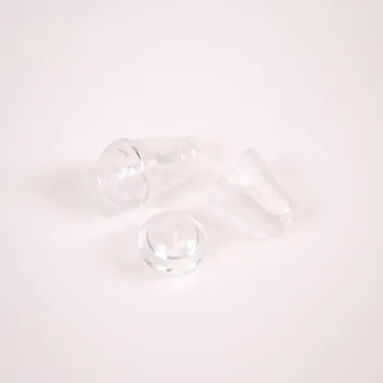 Plastová koncovka na šňůrku 4 mm transparent - balení 10 ks
