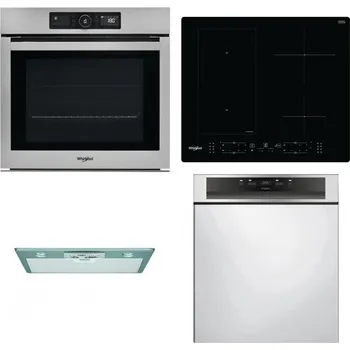 Set domácích spotřebičů WHIRLPOOL AKZ9 9480 IX + WHIRLPOOL WL B8160 NE + WHIRLPOOL AKR 650/1 IX + WHIRLPOOL WBC 3C34 PF X