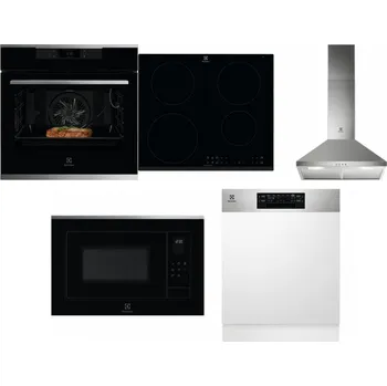Set domácích spotřebičů ELECTROLUX KOEBP39X + ELECTROLUX LIR60430 + ELECTROLUX LFC316X + ELECTROLUX LMS4253TMX + ELECTROLUX EEM48300IX