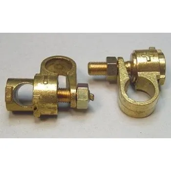 Auto elektroinstalace Akusvorka mosazná plus pól