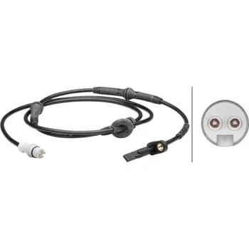 Snímač, počet otáček kol, , 46752064, HELLA, 6PU 012 679-261