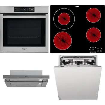 Set domácích spotřebičů WHIRLPOOL AKZ9 9480 IX + WHIRLPOOL AKT 8130/NE + WHIRLPOOL AKR 749/1 IX + WHIRLPOOL WIO 3O540 PELG