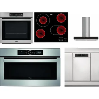 Set domácích spotřebičů WHIRLPOOL AKZ9 9480 IX + WHIRLPOOL AKT 8190/BA + WHIRLPOOL WHBS 62F LT K + WHIRLPOOL ABSOLUTE AMW 730 IX + WHIRLPOOL WSBO 3O34 PF X