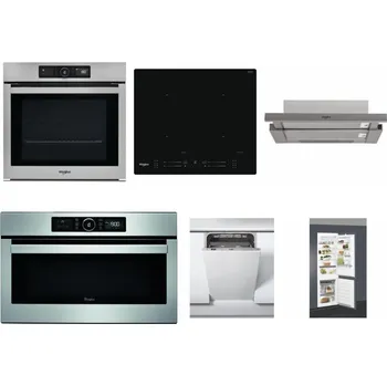 Set domácích spotřebičů WHIRLPOOL AKZ9 9480 IX + WHIRLPOOL WL S7260 NE + WHIRLPOOL AKR 5390/1 IX + WHIRLPOOL ABSOLUTE AMW 730 IX + WHIRLPOOL WSIC 3M27 C + WHIRLPOOL ART 66112