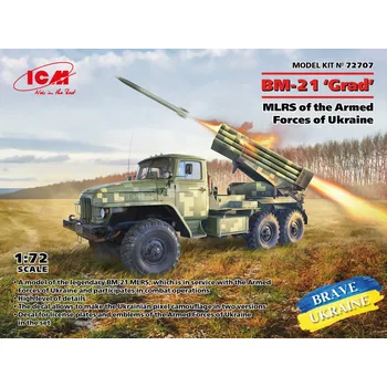 Plastikový model 1:72 BM-21 Grad MLRS, Armed Forces of Ukraine