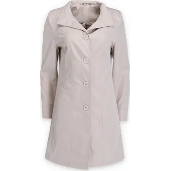 Dámský kabát Kabátek jarní Vanda Gepar barva: hnědá-capucino, velikost: 38