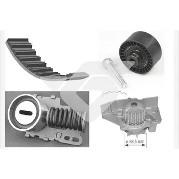 Rozvod motoru Vodni pumpa + sada ozubeneho remene, , HUTCHINSON, KH 42WP12