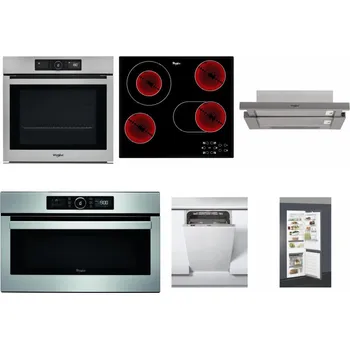 Set domácích spotřebičů WHIRLPOOL AKZ9 9480 IX + WHIRLPOOL AKT 8190/BA + WHIRLPOOL AKR 5390/1 IX + WHIRLPOOL ABSOLUTE AMW 730 IX + WHIRLPOOL WSIC 3M27 C + WHIRLPOOL ART 66112