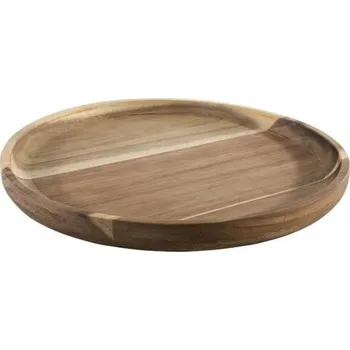 Podnos dřevěný akácie, průměr 24x2cm
