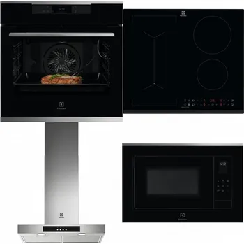 Set domácích spotřebičů ELECTROLUX KOEBP39X + ELECTROLUX LIV63431BK + ELECTROLUX LFT426X + ELECTROLUX LMS4253TMX