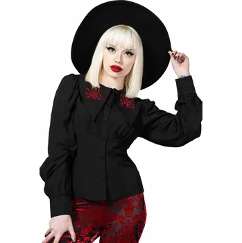 Dámská košile košile dámská s dlouhým rukávem KILLSTAR - Decerabia - Black - XL