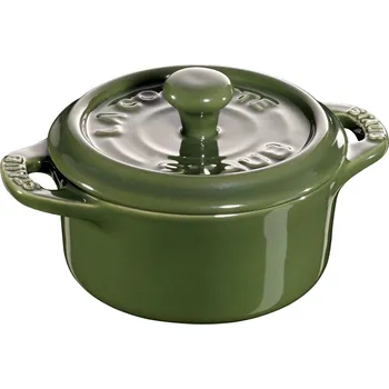 Hrnec Staub Cocotte Mini keramická zapékací forma 10 cm/0,2 l, bazalková, 40510-787