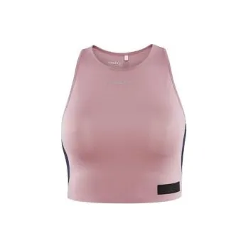 CRAFT PRO Hypervent Cropped růžová 1910432-743396 M; Růžová nátělník