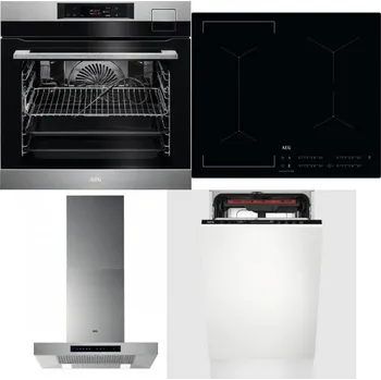 Set domácích spotřebičů AEG BSK792380M + AEG Mastery Bridge IKE64441IB + AEG Mastery DBB5660HM + AEG Mastery MaxiFlex FSE73507P