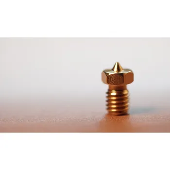 Příslušenství k 3D tiskárně Mosazná tryska V6 od CSATech , Typ Mosazná V6, Tryska 1,0/1,75