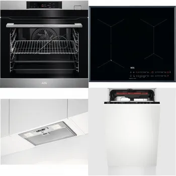 Set domácích spotřebičů AEG BSK782380M + AEG Mastery SenseFry IAE64431FB + AEG DGB3523S + AEG Mastery MaxiFlex FSE73507P