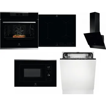 Set domácích spotřebičů ELECTROLUX KOEBP39X + ELECTROLUX EIV634 + ELECTROLUX LFV616K + ELECTROLUX LMS2203EMX + ELECTROLUX EEA27200L
