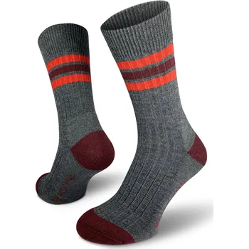 Pánské ponožky Northman Turistické merino ponožky Larvik Velikost: 42-44 Tmavě šedé Turistické Merino Ponožky