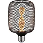 Paulmann 29082 Zyl Helix, černá dekorativní drátěná žárovka E27 3,5W 1800K, průměr 10cm