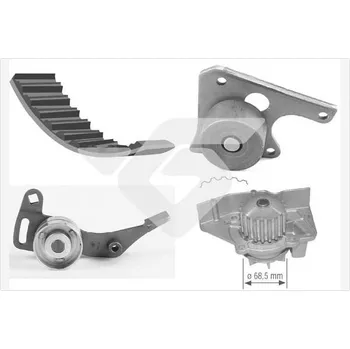 Rozvod motoru Vodni pumpa + sada ozubeneho remene, , HUTCHINSON, KH 01WP12