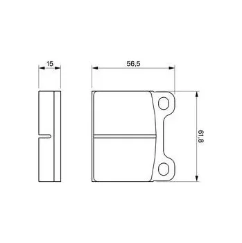 Brzdová destička Sada brzdových destiček, kotoučová brzda, , BOSCH, 0 986 461 731