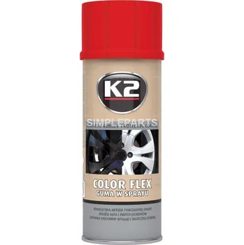 Autodíl K2 COLOR FLEX červený 400 ML, BARANEK, K2, L343CE