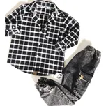 Teplákové kalhoty Mimi 22112 modré, šedé barva: šedá, Rozměr: 110