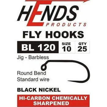 Rybářský háček Hends BL120 - Jigový háček, č. 10, 25 ks
