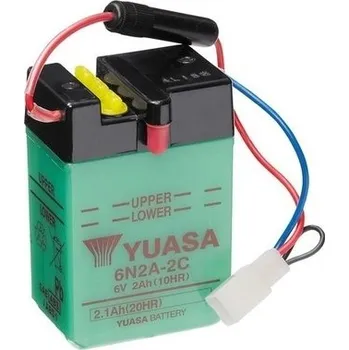 Auto-moto baterie startovací baterie Conventional 6 Volt, , YUASA, 6N2A-2C