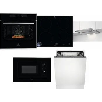 Set domácích spotřebičů ELECTROLUX KOEBP39X + ELECTROLUX LIR60433B + ELECTROLUX LFP326S + ELECTROLUX LMS2203EMX + ELECTROLUX EEA27200L
