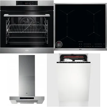 Set domácích spotřebičů AEG BPK742380M + AEG Mastery SenseBoil IAE64413XB + AEG Mastery DBB5660HM + AEG Mastery MaxiFlex FSE73507P