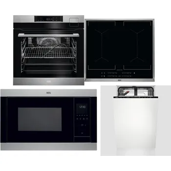 Set domácích spotřebičů AEG BSK792380M + AEG Mastery DoubleBridge IKE64450XB + AEG Mastery MSB2547D-M + AEG Mastery GlassCare FSE73407P