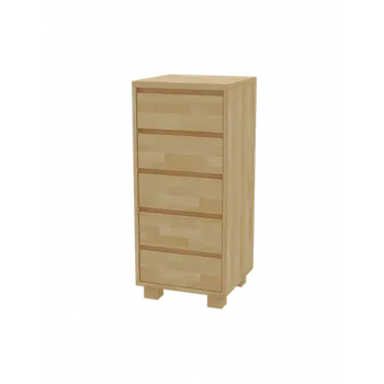 Komoda Komoda MK5Z, Mrava Výběr moření: Bílá, Druh dřeva: Bukový masiv