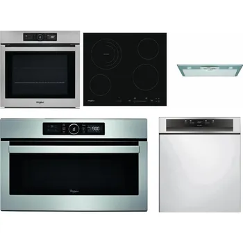 Set domácích spotřebičů WHIRLPOOL AKZ9 9480 IX + WHIRLPOOL AKT 8900 BA + WHIRLPOOL AKR 650/1 IX + WHIRLPOOL ABSOLUTE AMW 730 IX + WHIRLPOOL WBC 3C34 PF X