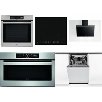 Set domácích spotřebičů WHIRLPOOL AKZ9 9480 IX + WHIRLPOOL WL S7260 NE + WHIRLPOOL AKR 62F LT K + WHIRLPOOL ABSOLUTE AMW 730 IX + WHIRLPOOL WSIO 3O34 PFE X
